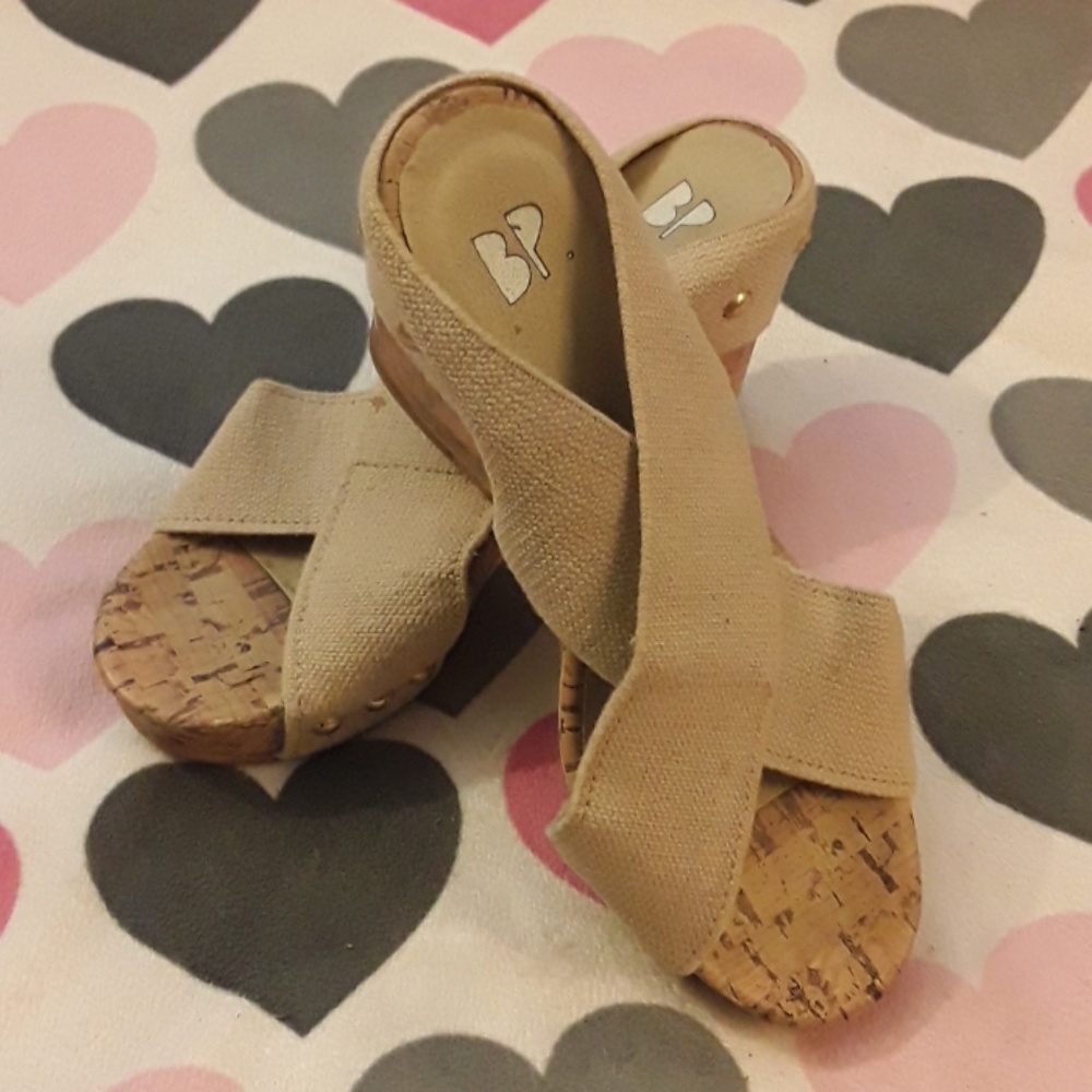 BP wedge sandals